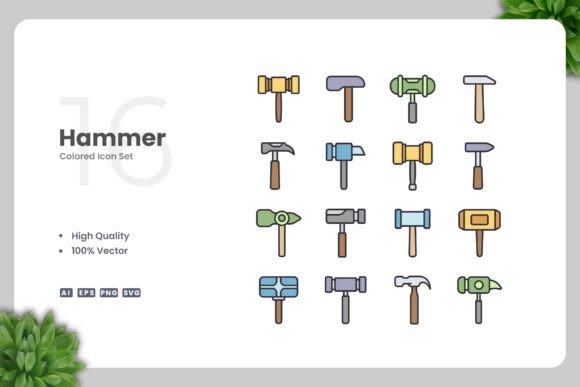 Hammer Colored Icons Review