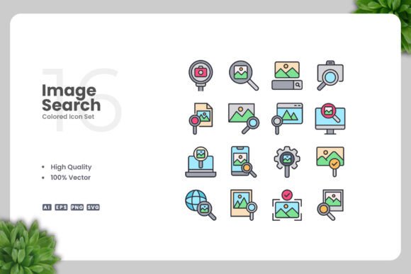 Image Search Colored Icons for Crafters