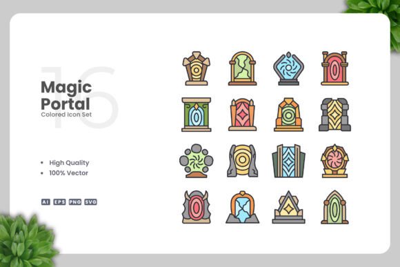 Magic Portal Colored Icons