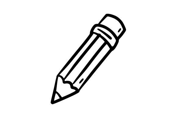 Pencil Sketch Embroidery Design