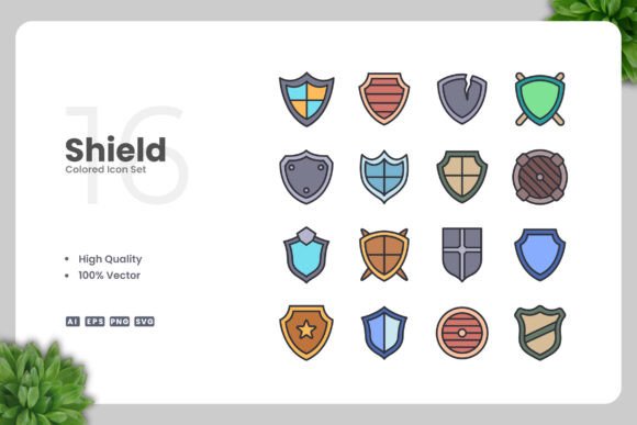 Shield Colored Icons Review