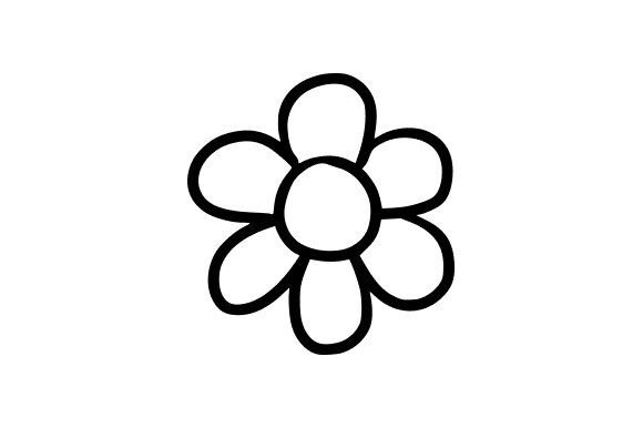 Simple Flower Graphics for Creative Design
